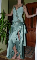 Платье вечернее, атласное