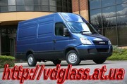 Автостекло триплекс,  лобовое стекло для микроавтобусов Iveco