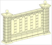 Межколонные секции, забор Ужгород