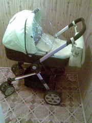 каляска 2в1 хороший стан
