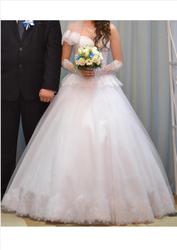 Шикарное свадебное платье торг