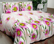 Купить постельное белье Украина,  Комплект Евро «Цветочный сон»