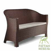 Диван из ротанга купить, Диван Лаунж