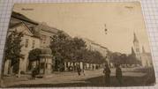 Открытка (ПК). Мукачево. Munkács. Főutca. 1926г. Лот 224