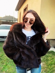 Купить шубу норковую дешево размер 48 L